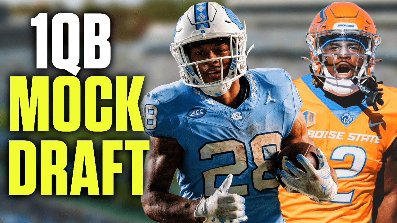 2025 1QB Dynasty Rookie Mock Draft Two Rounds Fantasy Trading Room
